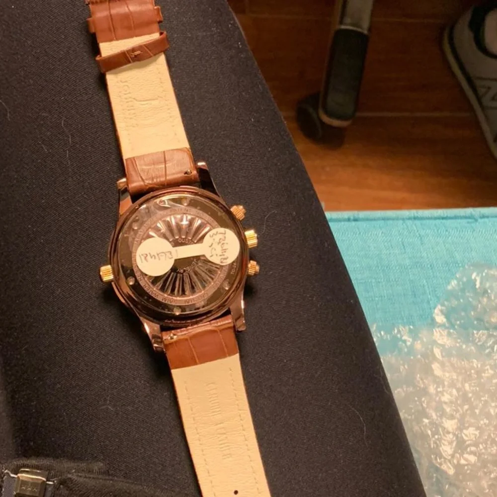 Johnny Dang signature‎ dial brown toned watch